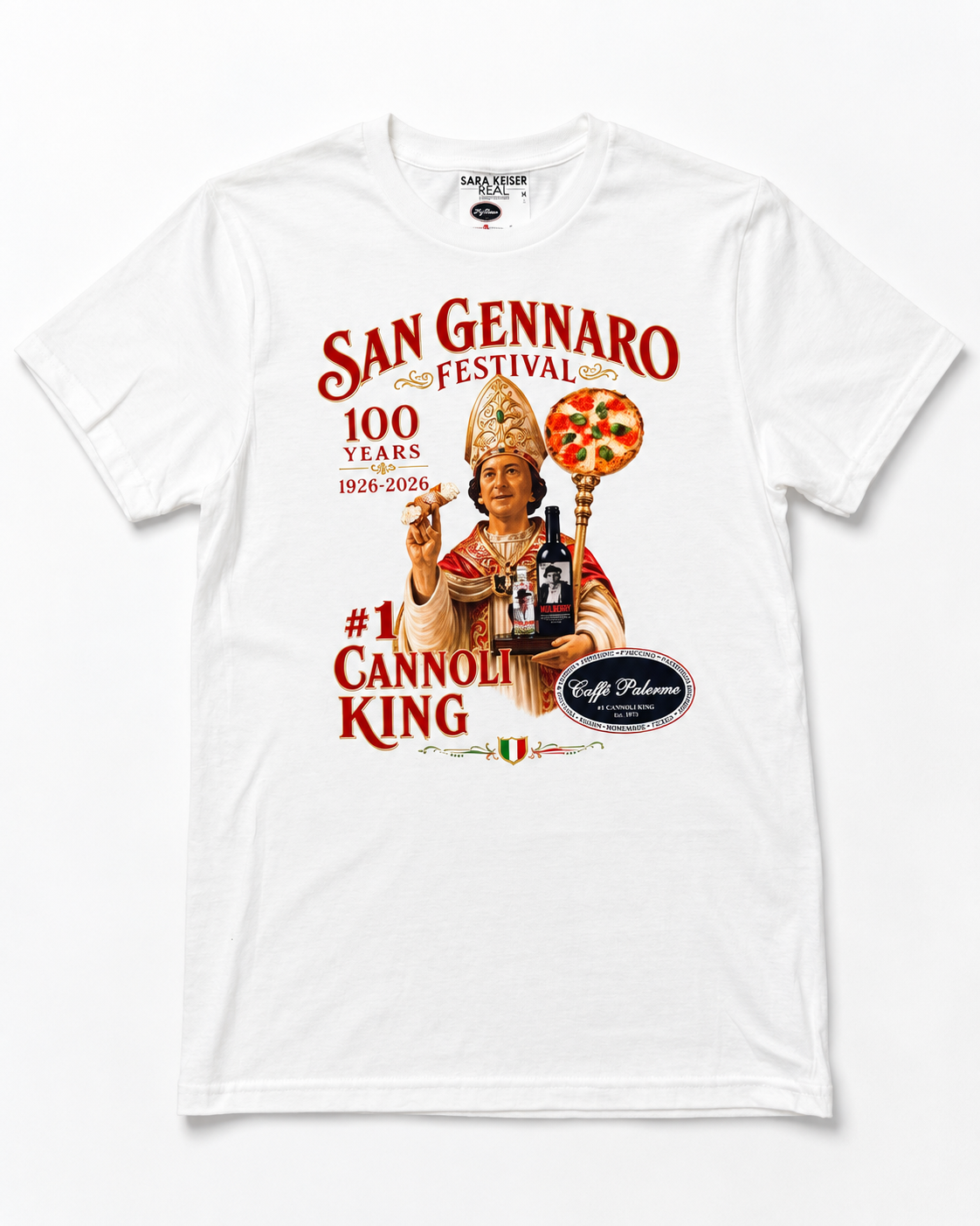 San Gennaro 100 Year Caffe Palermo T-Shirt