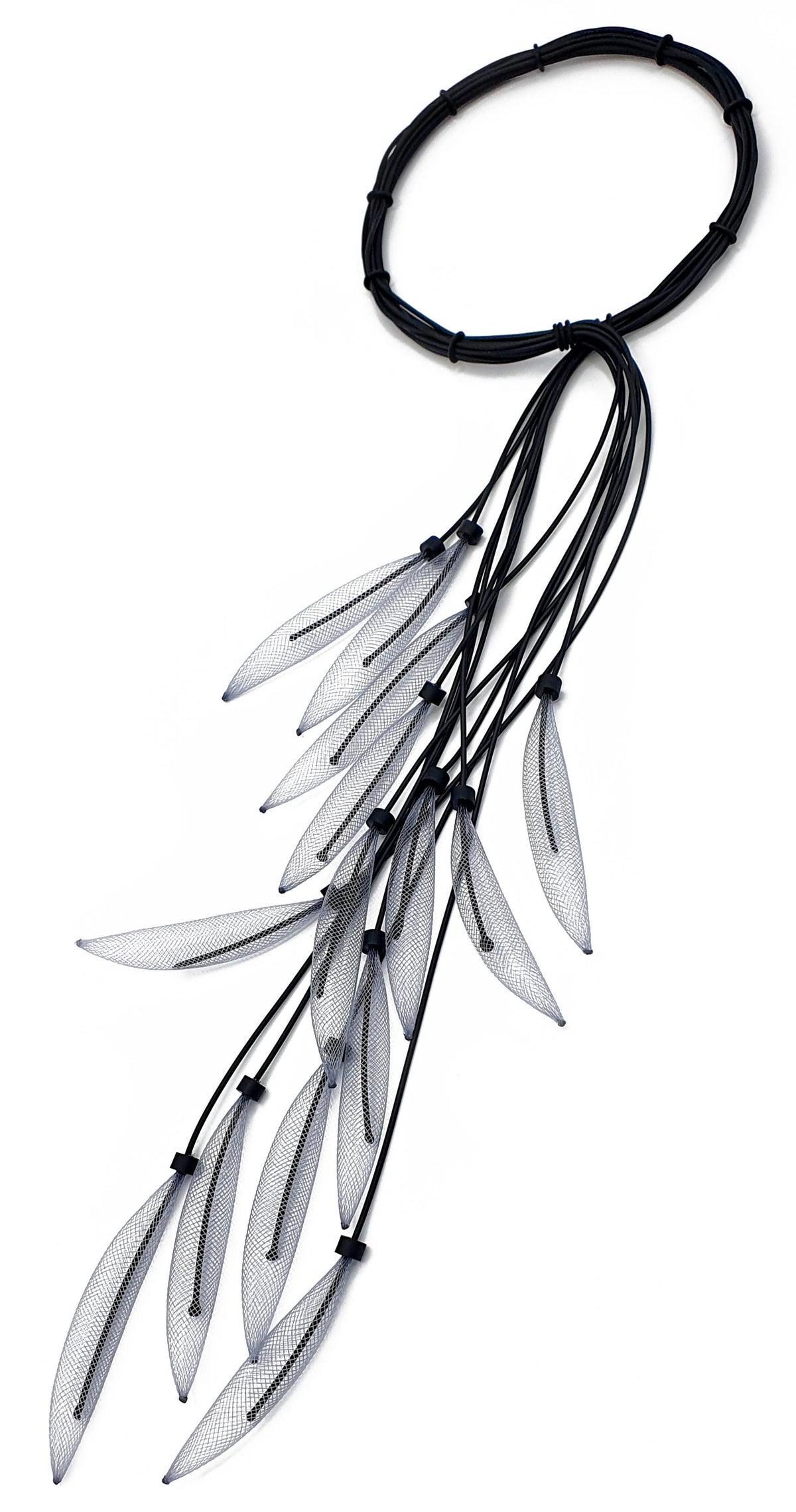 PVC + Mesh Necklace