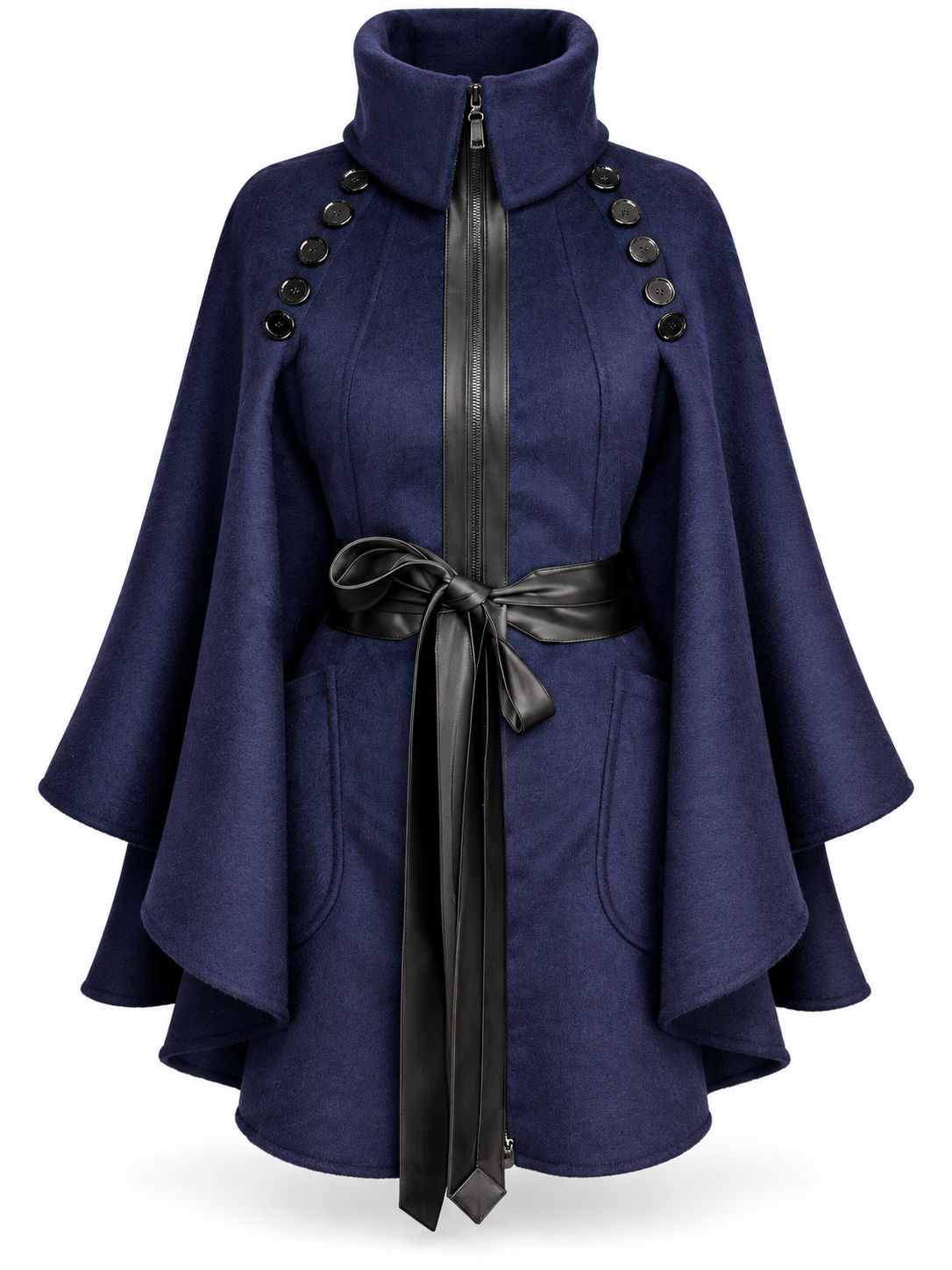 Midnight Sapphire Luxurious Magic Cape