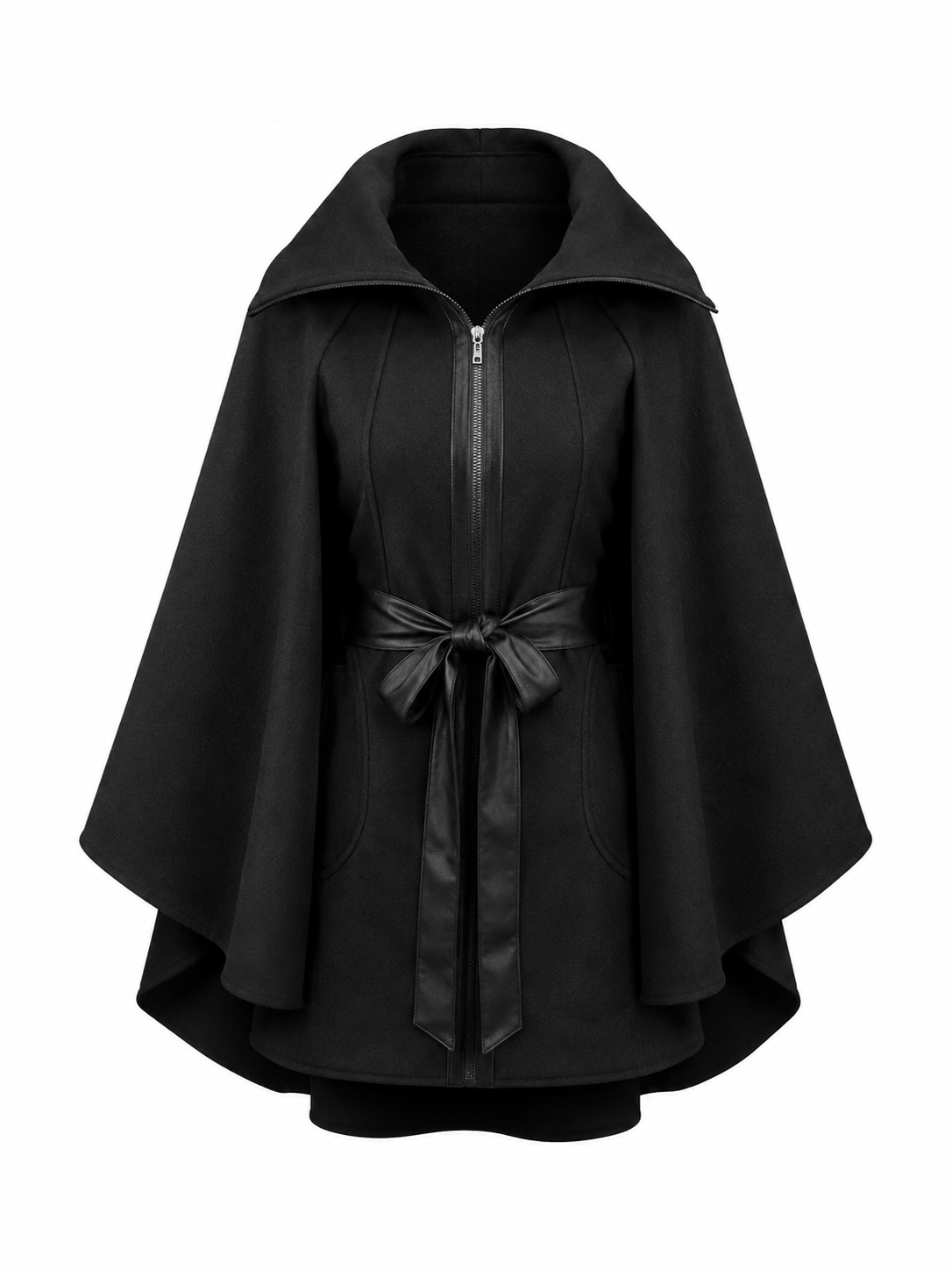 Black Wool Magic Cape