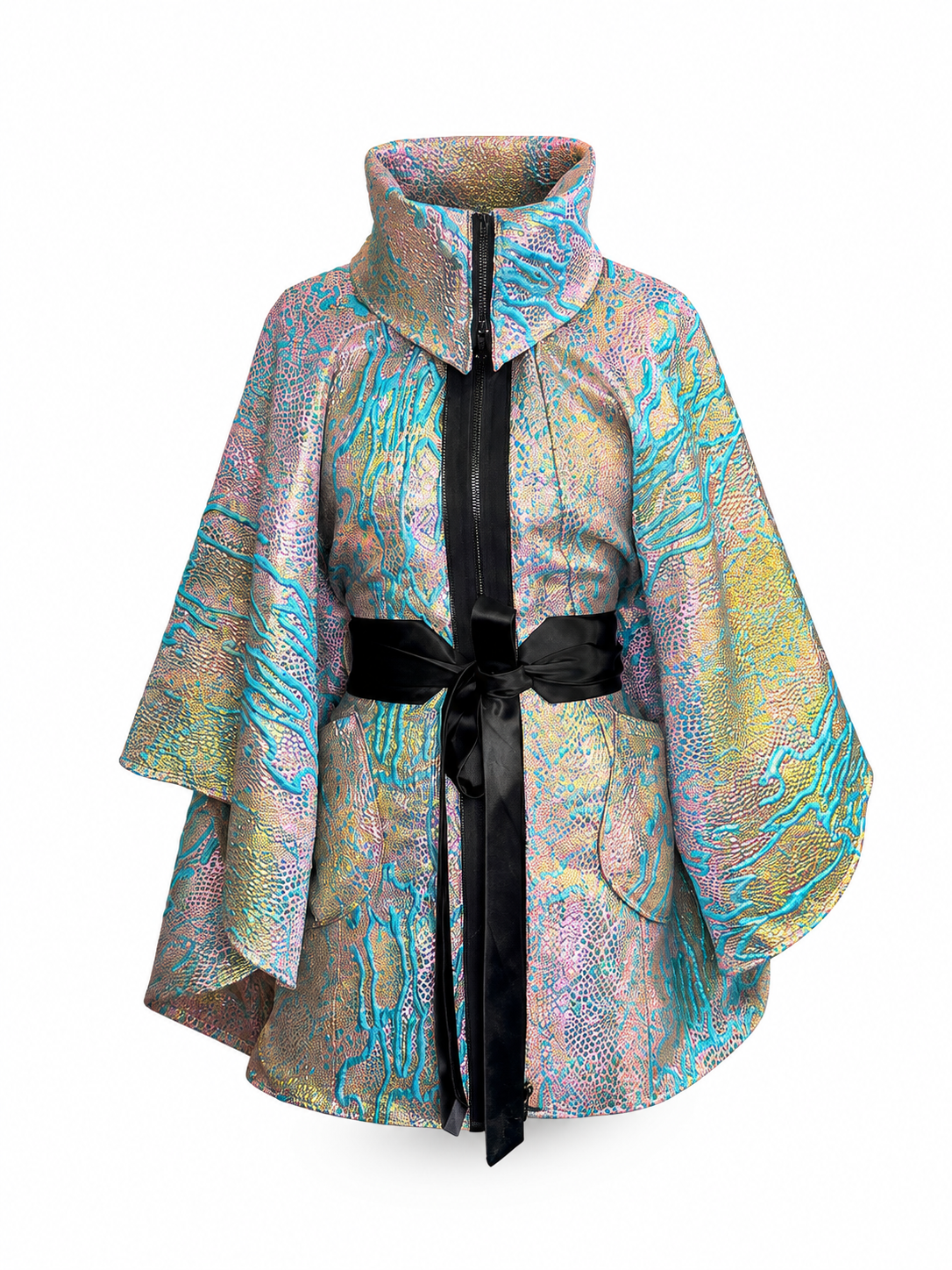 Amber Brocade Magic Cape