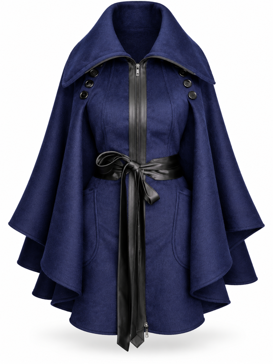 Midnight Sapphire Luxurious Magic Cape
