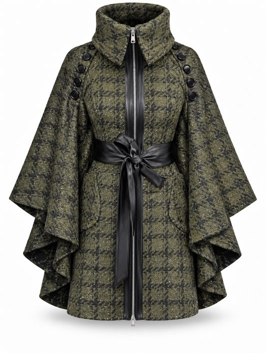 Catherine Houndstooth Magic Cape