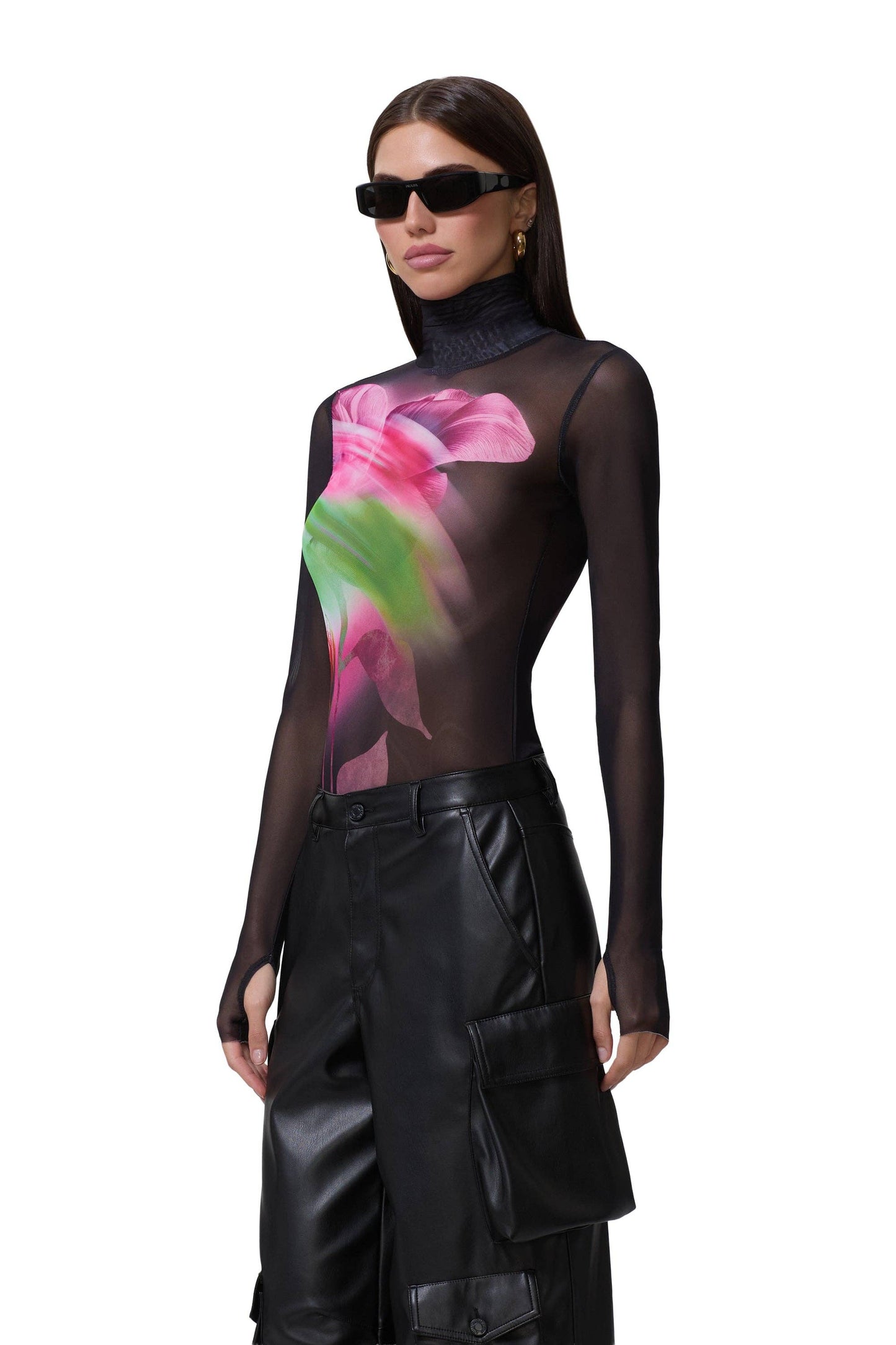 Niki Top - Pink Peony Blur