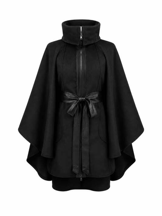 Black Wool Magic Cape