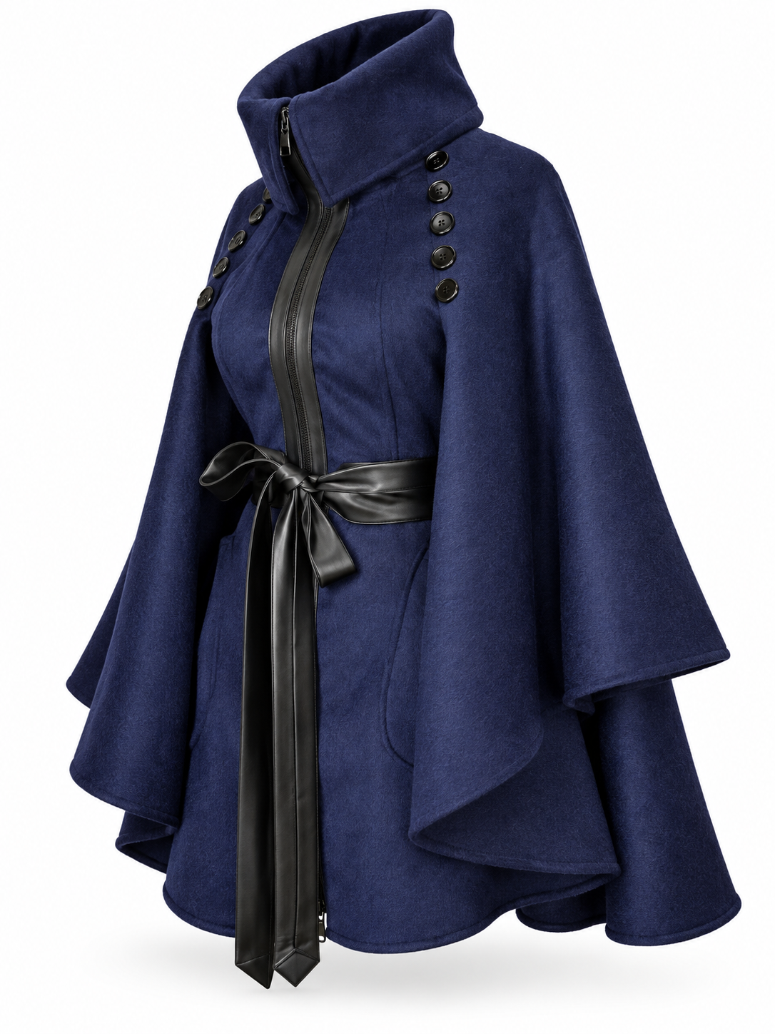 Midnight Sapphire Luxurious Magic Cape