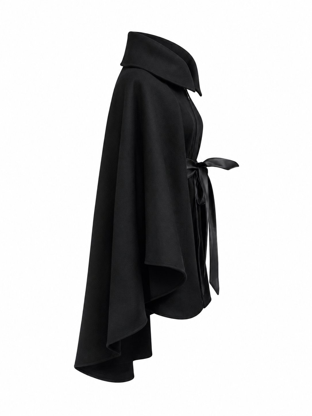 Black Wool Magic Cape