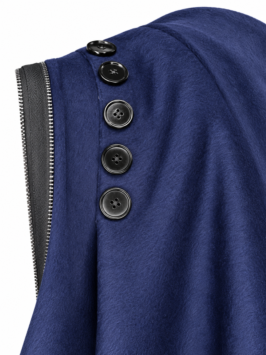Midnight Sapphire Luxurious Magic Cape
